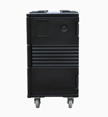 120L Front-Loading Insulated Food Carrier Dual Door Access Catering Hot Food Transport Logistics için tasarlanmıştır.