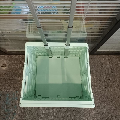 Süpermarket Koltuğu Plastik Alışveriş Sepeti Kulplu Tekerlekli Katlanabilir Arabalar