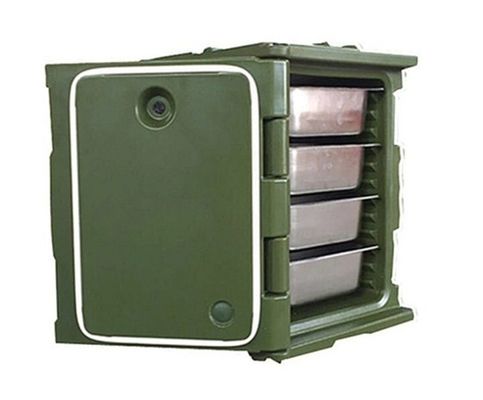 Mavi Yalıtımlı Yemek Taşıma Kabı Naylon Saplar