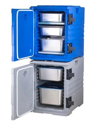 Mavi Yalıtımlı Yemek Taşıma Kabı Naylon Saplar