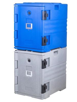 Mavi Yalıtımlı Yemek Taşıma Kabı Naylon Saplar