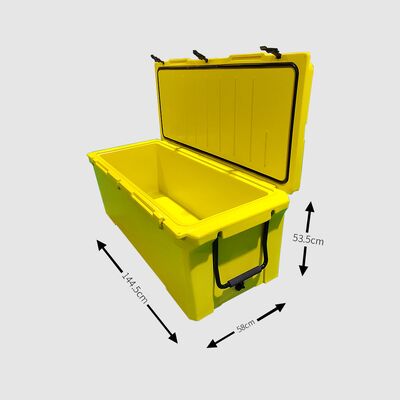 240QT Büyük Rotomolded Soğutucu Kutu – Balık Tutma ve Seyahat İçin Ağır Hizmet Tipi Dış Mekan Buzluk