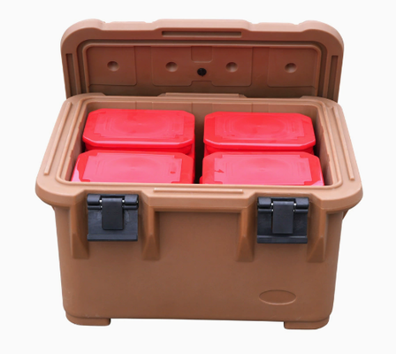 70L GN Pan Carrier Gastronorm Pans Complete Set Ticari mutfak kullanımı için yalıtımlı gıda taşıma sistemi