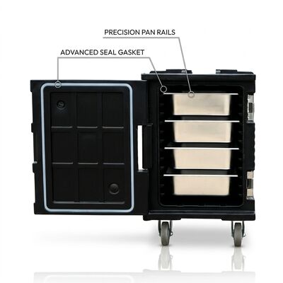 İzole edilmiş Cater Box 28L Kompakt Rotomolded Catering Box Gıda Konteyneri Termal Teslim Kutusu