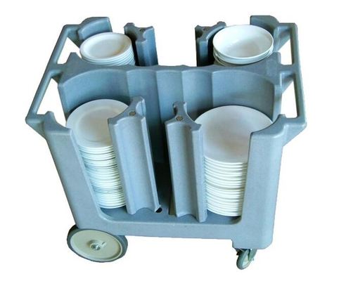 Otel Restoranı 11.7cm ila 33cm Yemekleri İçin Ayarlanabilir Bulaşık Dolly