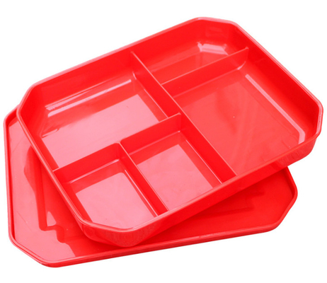 Sosyal Gruplar İçin Çocuklar İçin Yeniden Kullanılabilir Plastik Yemek Tepsileri İkram