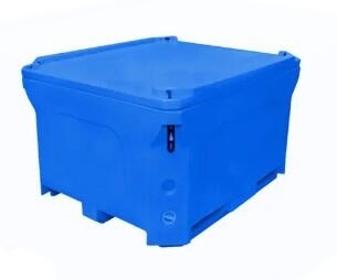 PU İzolasyonlu 300 Litre Rotomolding Soğutucu Kutusu Canlı Balık Saklama Kabı