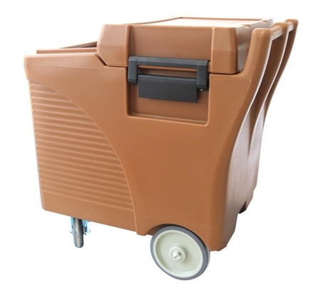 Gıda Sınıfı LLDPE 125L Tekerlekli Ticari Buz Sepeti