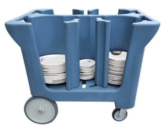 Otel Restoranı Ayarlanabilir Bulaşık Caddy Dolly, 11.7cm - 33cm Tabaklar İçin