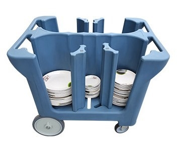 Otel Restoranı Ayarlanabilir Bulaşık Caddy Dolly, 11.7cm - 33cm Tabaklar İçin