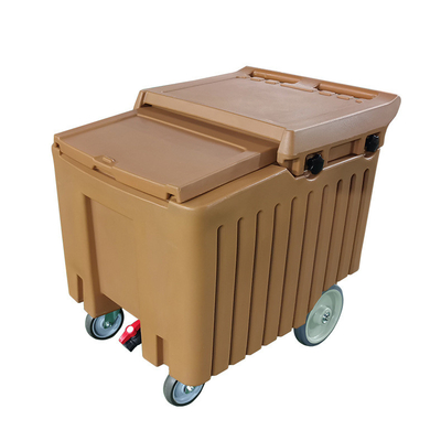 Buz Depolama Dayanıklı için Mobil 110L İzoleli Buz Caddy Bin