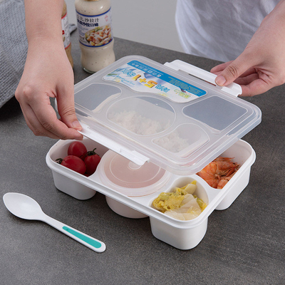Çorba Su Bardakları ile 1170ml Yeniden Kullanılabilir Plastik Öğle Yemeği Kapları