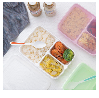 Çocuklar İçin Çevre Dostu BPA İçermeyen PP Plastik Bento Öğle Yemeği Kutusu