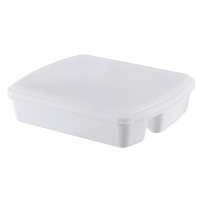 1280ml Yeniden Kullanılabilir Bento Öğle Yemeği Kutusu 4 Bölmeli