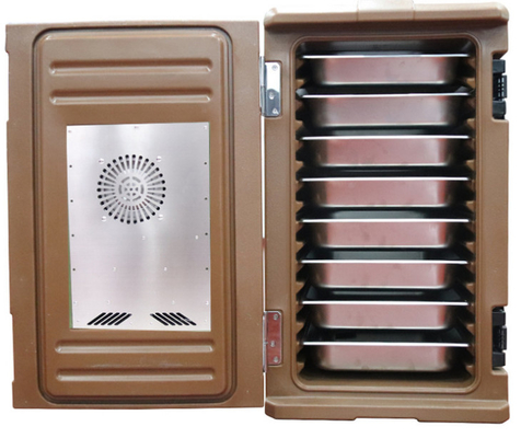 220V 110V Isıtmalı Yemek Tavası Taşıyıcı, 120L Yalıtımlı Yiyecek Isıtıcı Taşıyıcı